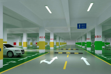 停車(chē)場(chǎng)通道地坪